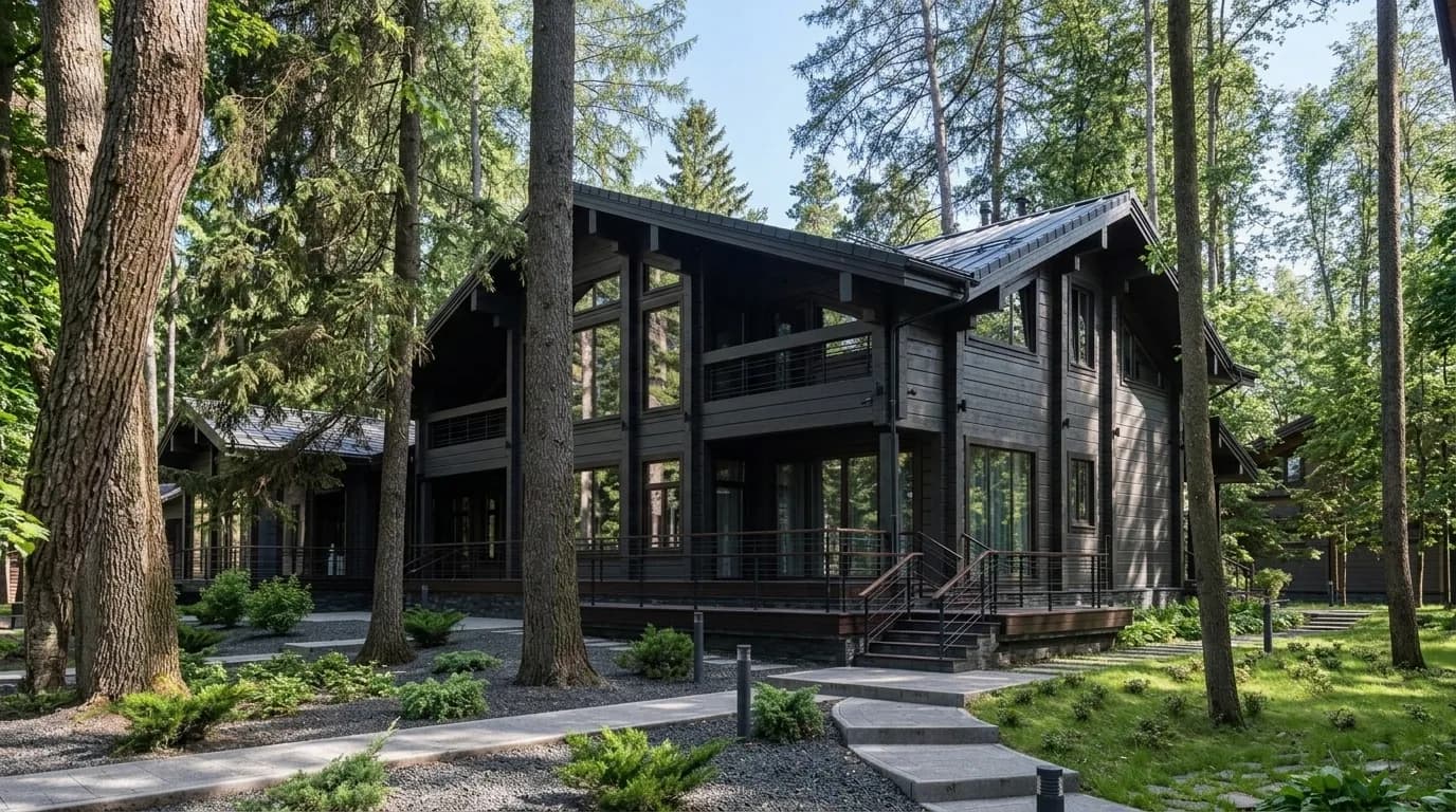 Икша 305 среди сосен